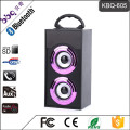 Prenez un soutien parfait 2.0 / 3.0 USB / carte TF / FM BBQ KBQ-605 10W 1200mAh Bluetooth Mini DJ enceinte en bois